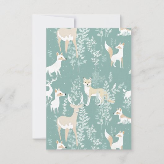 Forest Friends Bedankkaart (Voorkant)