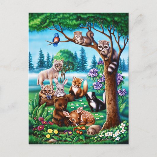Forest Friends Briefkaart (Voorkant)