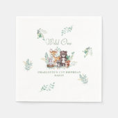 Forest Friends eerste verjaardag Servet (Voorkant)