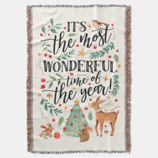 Forest Friends | Ivory | Deken (Voorkant Verticaal)