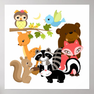 Forest Friends Poster