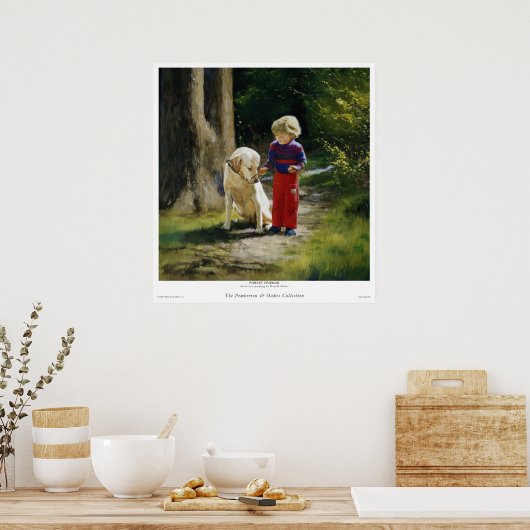 Forest Friends Poster (Keuken)