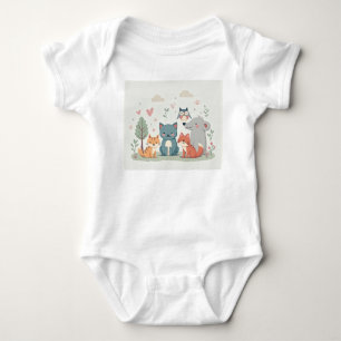 Forest Friends - Schattige Baby Romper