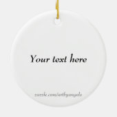 Forest Friends Tea Party Keramisch Ornament (Achterkant)