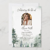 Forest Funeral Invitation (Devant)