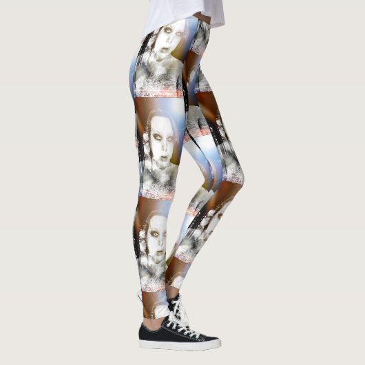 Forest Ghost Self Portrait Leggings (Rechts)