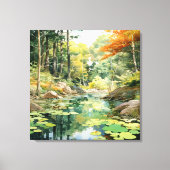 Forest Glade Canvas Afdruk (Voorkant)