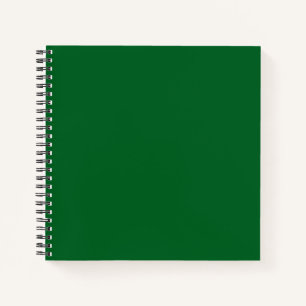 Forest Green 8,5 inch x 8,5 inch Deluxe Spiral Not Notitieboek