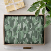 Forest Green Camouflage Tissuepapier (Geschenk)