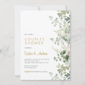 Forest Green Couples Shower Invitation (Devant)