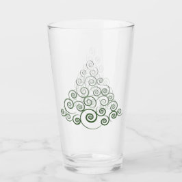 Forest Green CurlyQue kerstbomen Glas