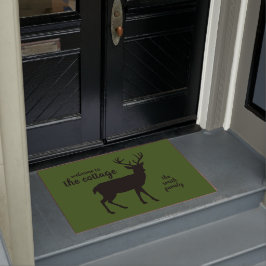 Forest Green Deer Welkom Deurmat