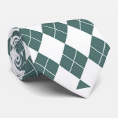 Forest Green Diamond Cravate masculine (Roulé)