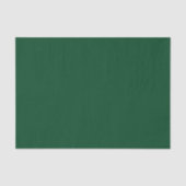 Forest Green Festive Christmas Solid Color Tissuepapier (Voorkant)