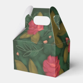 Forest Green Floral Favoriet Box Bedankdoosjes