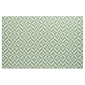 Forest Green Geometric Deco Cube Pattern Stof (Fat Quarter)