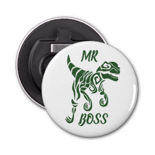 Forest Green Hunter Raptor Button Flesopener