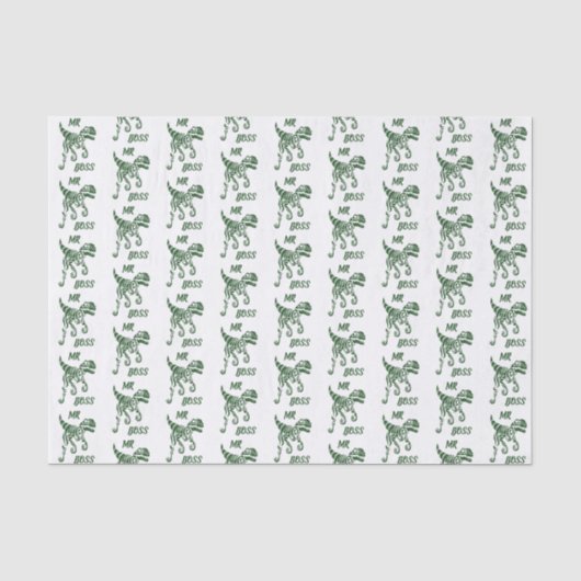 Forest Green Hunter Raptor Tissuepapier (Voorkant)