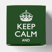 Forest Green KEEP-BEREKENING EN Tekst bewerken Bedankdoosjes (Bovenkant)