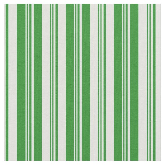 Forest Green & Light Cyan Lined/Striped Pattern Stof (Close Up)