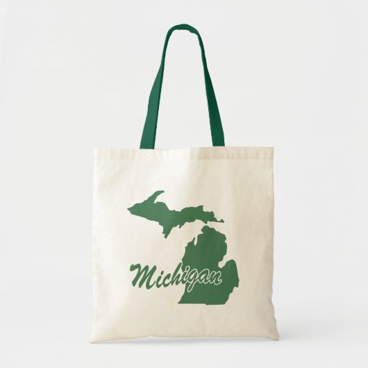 Forest Green State Michigan Canvas tas (Voorkant)