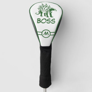 Forest Green Stegosaurus verrijkte dinosaurus Golfheadcover