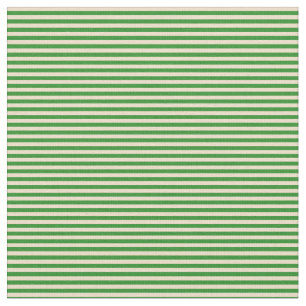 Forest Green & Tan Colored Pattern Stof