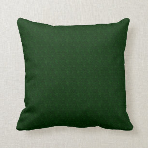 Forest Green Texture Print Pillow 16x16 Kussen