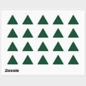 Forest Green Triangle-Sticker Driehoek Sticker (Vel)