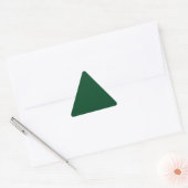 Forest Green Triangle-Sticker Driehoek Sticker (Envelop)