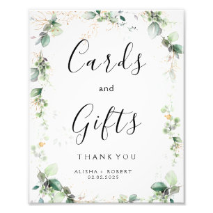 Forest Green Wedding Foto Afdruk