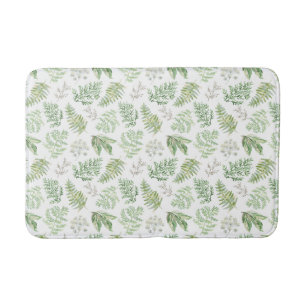 Forest Greenery Pattern Badmat