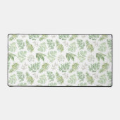 Forest Greenery Pattern Bureaumat (Voorkant)