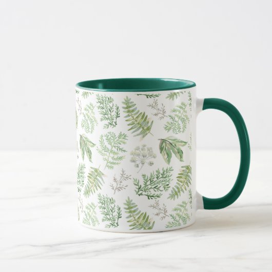 Forest Greenery Pattern Mok (Rechts)