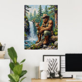 Forest Guardian: Bigfoot en zijn afdeling Poster (Thuiskantoor)