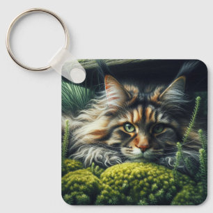 Forest Guardian Feline Sleutelhanger