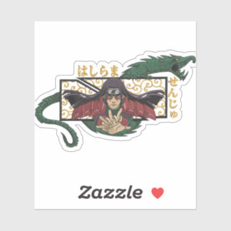 🌿 Forest Guardian Sticker – Anime-Inspired Warrio