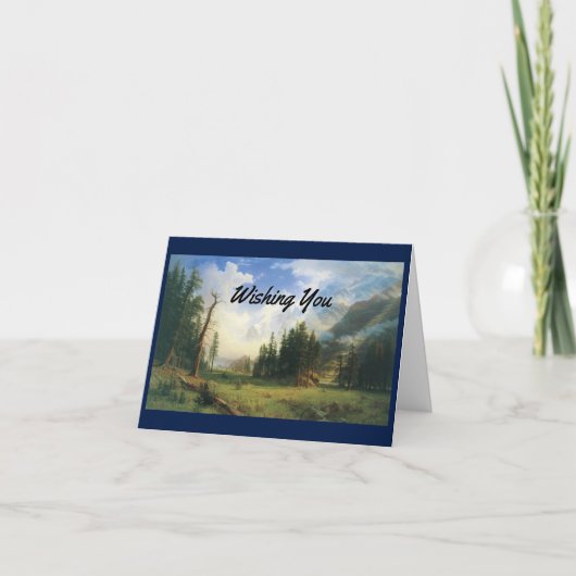 Forest Happy Birthday Pap Kaart (Voorkant)