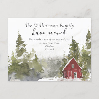 Forest Home Change of Address Briefkaart