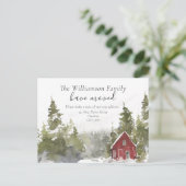 Forest Home Change of Address Briefkaart (Staand voorkant)