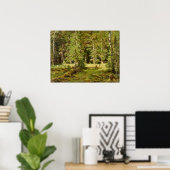 Forest Ivan Shishkin Poster (Thuiskantoor)