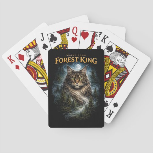 Forest King Pokerkaarten (Achterkant)