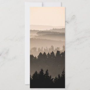 Forest Landscape-foto Kaart