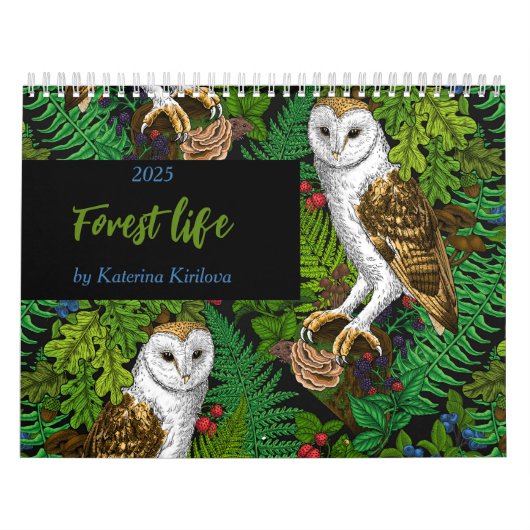 Forest life Calendar Kalender (Hoes)
