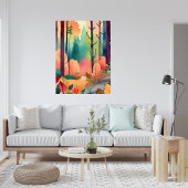 Forest Magic in Waterverf Poster