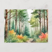 Forest Magic Woodsy Briefkaart (Voorkant)