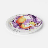 Forest Magical Fox Verjaardag Papieren Bordje (Gekanteld)