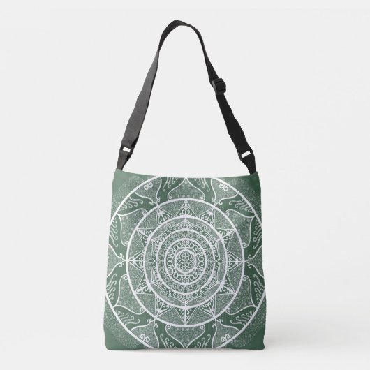 Forest Mandala Crossbody Tas (Achterkant)