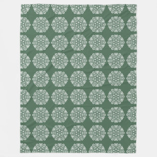 Forest Mandala Fleece Deken