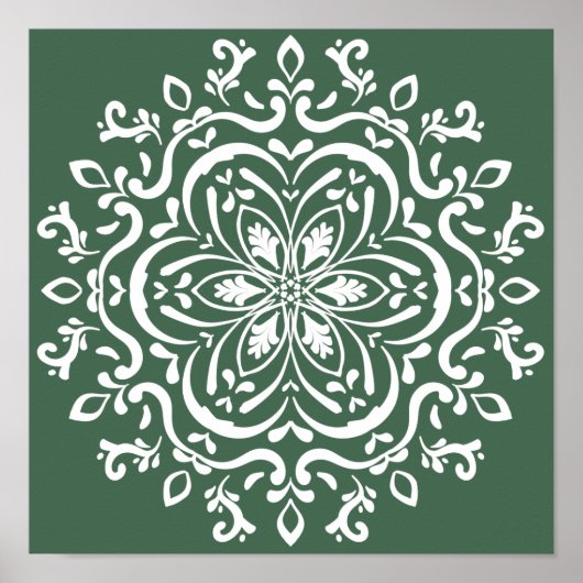 Forest Mandala Poster (Voorkant)